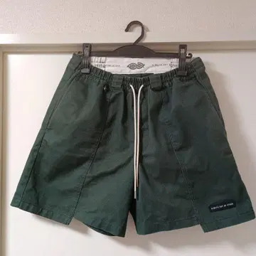 ALWAYS OUT OF STOCK 다크 그린 숏 팬츠