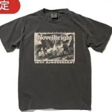 Novelbright 10주년 사진 티셔츠 오버 사이즈 사진 티셔츠