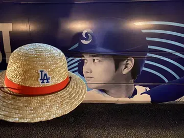 로스앤젤레스 다저스 원피스 콜라보 한정판 밀짚모자 밀짚모자만
