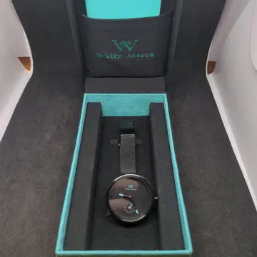 Welly Marek 블랙 메쉬 손목시계