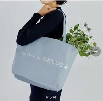DEAN & DELUCA 토트백 스노우 블루 L 사이즈 미사용 새상품