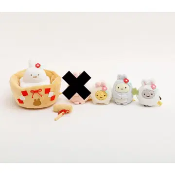 스미코구라시 설날 봉제 인형 세트 테노리 봉제 인형