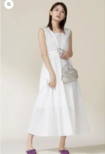 Audire Flower broidery lace dress