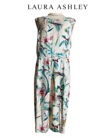 LAURA ASHLEY 로라 애슐리 원피스 실크 혼방 꽃무늬