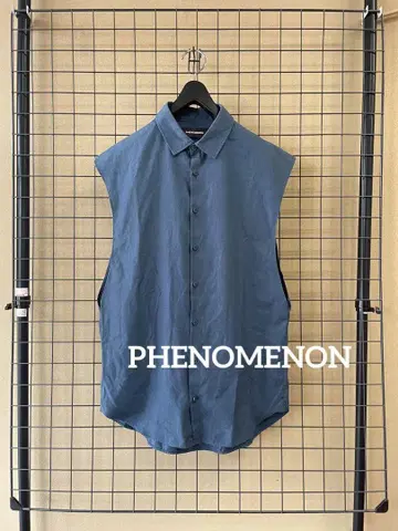 PHENOMENON 페노메논 셔츠 슬리브리스 셔츠