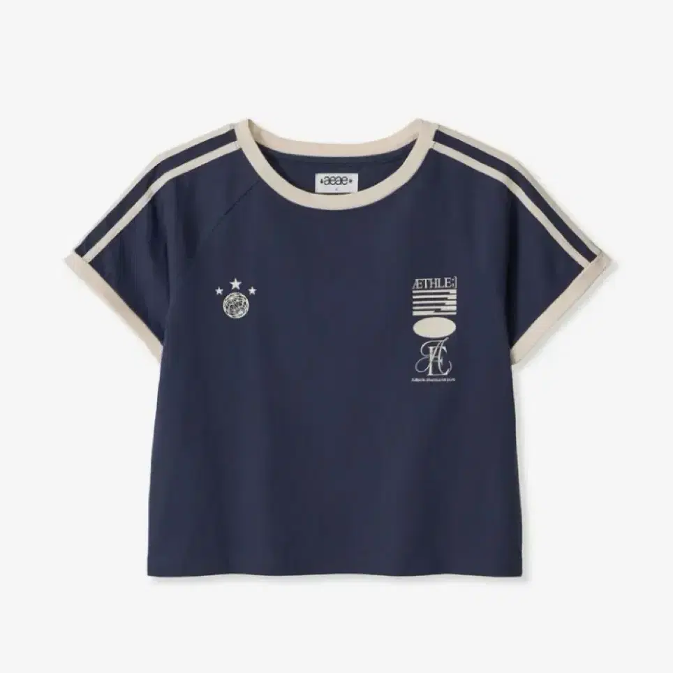 トップス AEAE ATHLETE STRIPE HALF T-SHIRTS AEAE☆韓国☆人気☆ATHLETE STRIPE HALF T-SHIRTS 半袖Tシャツ