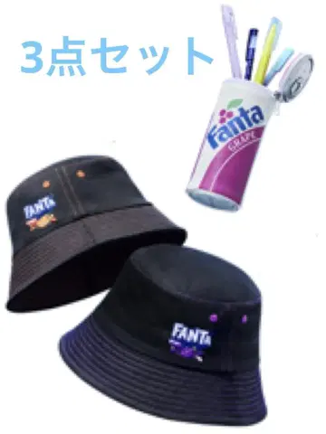 판타 FANTA 버킷 햇 레트로 캔 파우치