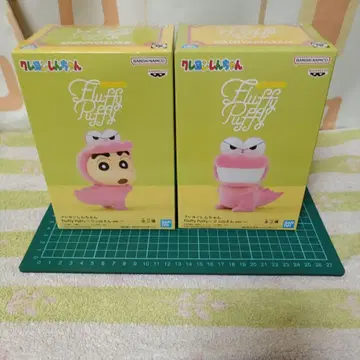 반다이 Fluff Puffy 크레용 신짱 피규어 2종 세트