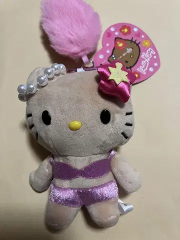 HELLO KITTY GOGO 갸루 꼬리 달린 마스코트 키링 일광화상