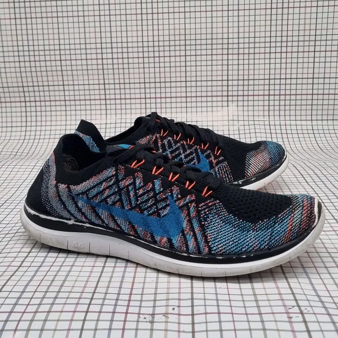 Free Flyknit Nike Free Flyknit Blue Orange NIKE 나이키 Nike Free