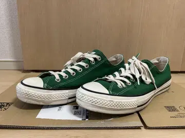 컨버스 올스타 그린 컬러 로우 컷