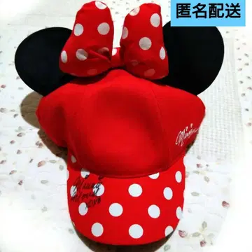 미니 마우스 귀도리 빨간 모자 WDW
