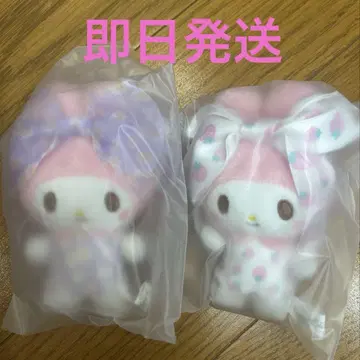 마이멜로디 시크릿 마스코트 키링 이치고 플라워 2개 세트