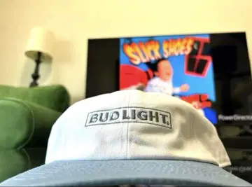 미국 기업 Bud Light 버드 라이트 BEER 캠핑 캡 화이트