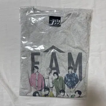 timelesz FAM 티셔츠 모크 화이트