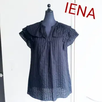IENA 이에나 블랙 코튼 티어드 새상품급