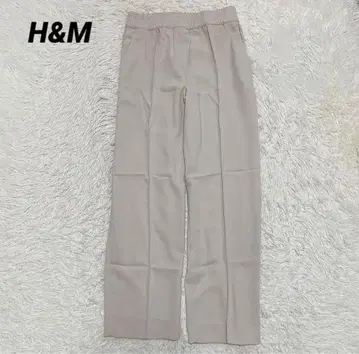 미사용 새상품 H&M [S] 이지 팬츠 센터 프레스 봄/여름