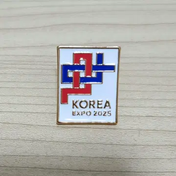 오사카 간사이 엑스포 한국 핀 배지 화이트