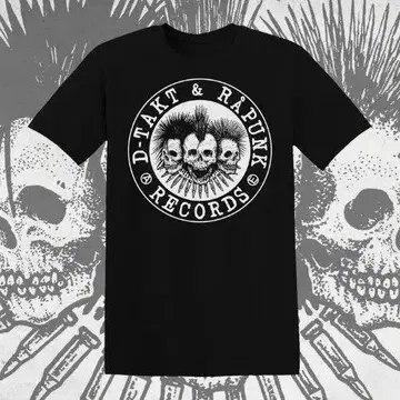 미사용 D-TAKT & RAPUNK RECORDS T-SHIRT