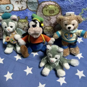 구피, 더피, 고양이 봉제 인형 세트