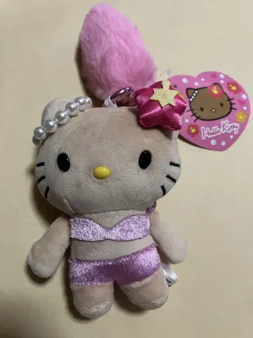 HELLO KITTY GOGO 갸루 꼬리 마스코트 키링 일광화상