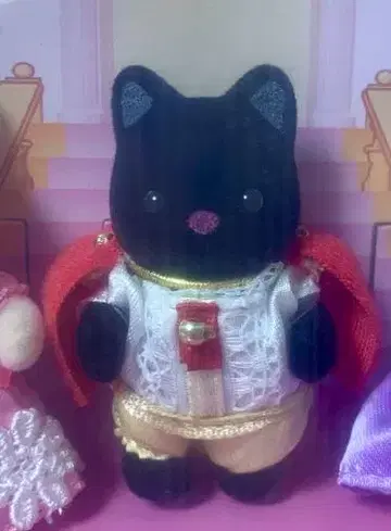 실바니안 패밀리 검은 고양이 인형