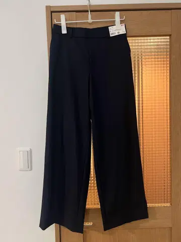 유니클로 UNIQLO 스마트 와이드 팬츠 + 네이비 M