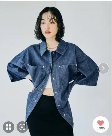 렙심 데님 셔츠 이번 시즌