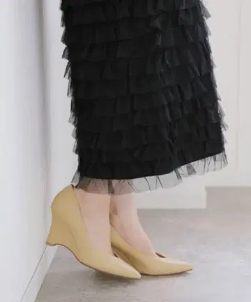 LE TALON 르 탈론 8cm 포인트 웨지 펌프스
