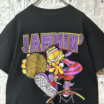 구제 의류 90년대 티셔츠 가필드 USA제 빈티지 JAMMIN'