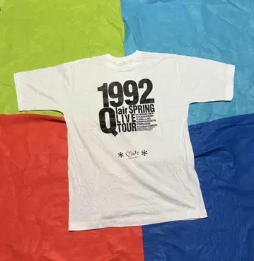 Qlair Spring Live Tour 1992 티셔츠