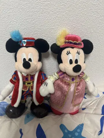 미라코스타 미키 봉제 인형 배지 미니 봉제 인형 배지 2개 세트