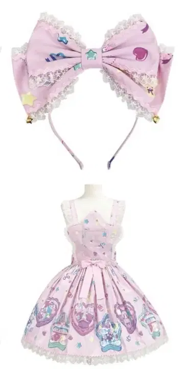 Angelic Pretty Compact Toys 스커트 2개 세트