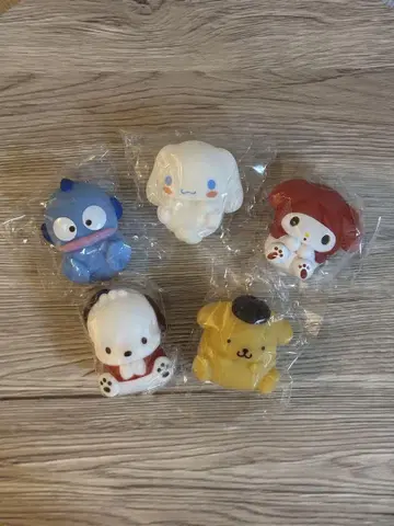 야와모치 산리오 캐릭터즈 2 레트로 피규어 5종 컴프 세트
