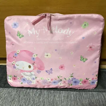 My Melody 꽃무늬 칼리 포함 보냉 백 산리오 쇼핑백