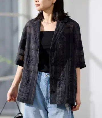 JOURNAL STANDARD 체크 시어 셔츠