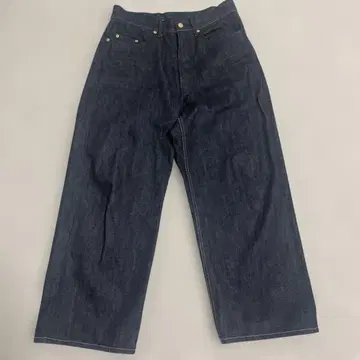 갱스터빌  사그 데님  와이드 스트레이트  블랙  14oz
