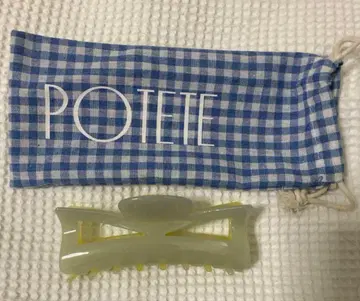 potete 포테테 헤어 클립 리본 클립