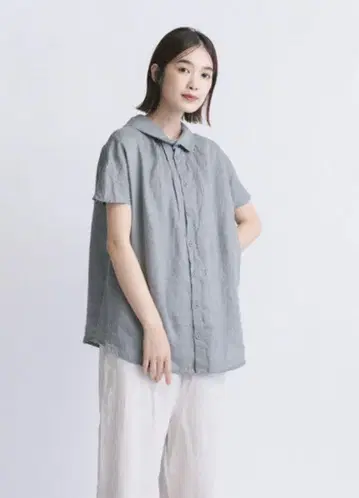 택 포함 fog linen work 아샤 린넨 2way 블라우스 아이보리