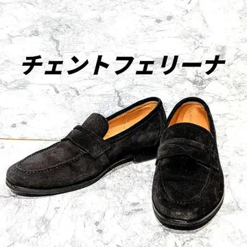 첸토페리나 스웨이드 로퍼 블랙 24cm