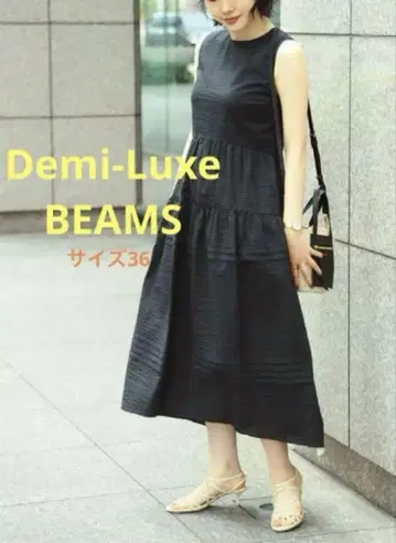 새상품급! Demi-Luxe 빔즈 슬리브리스 원피스 사이즈 36