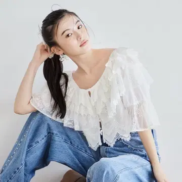 빈티지 레이스 블라우스 LILY BROWN 릴리 브라운