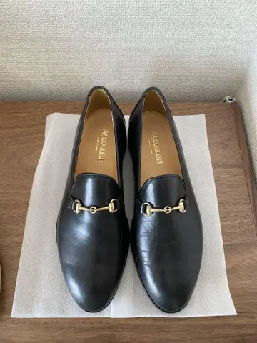 아르테쿠루 블랙 로퍼 (25.5cm) 상자, 슈 트리 포함