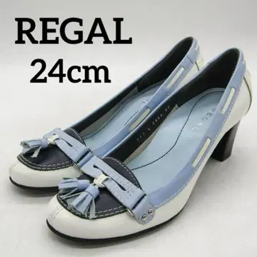 REGAL 리갈 펌프스 미들 힐 태슬 일본제 24cm