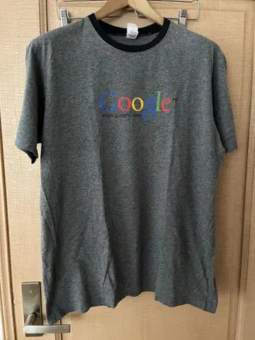 Google 기업 티셔츠 그레이 I'm Feeling Lucky!