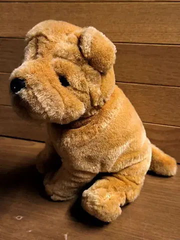 레트로 AVANTI 샤페이 봉제 인형 [전체 높이 19cm] 강아지