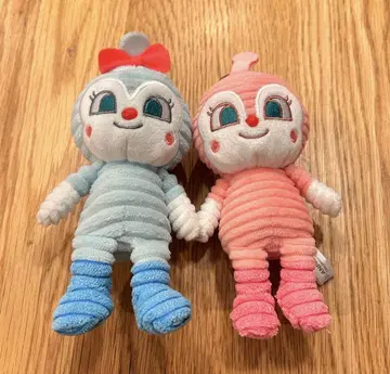 호빵맨 뮤지엄 코킨짱 짤랑이 봉제 인형 키링