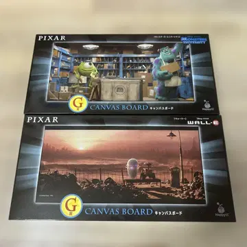 해피 복권 PIXAR 캔버스 보드 세트 몬스터즈 잉크 WALL-E