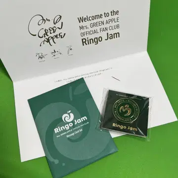 Mrs. GREEN APPLE 팬클럽 계속 혜택 핀 배지 카드