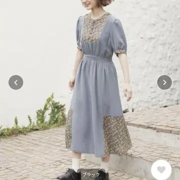 idem flower garden 원피스 반팔 롱 원피스
